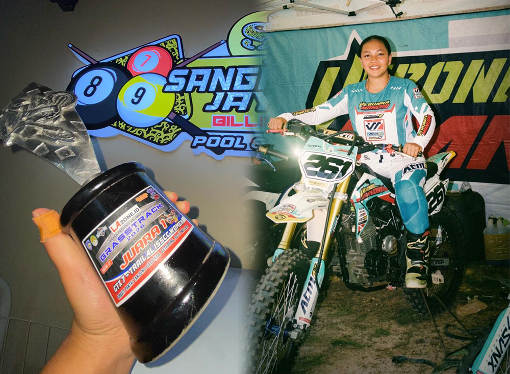 Srikandi Grasstrack Bersinar, Andini Gabriela Juarai Kelas Women di KejurProv Kalbar