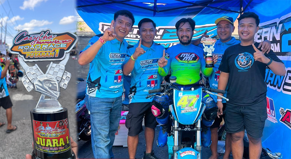 Perdana Tampil, Bean27 Racing Team Langsung Juara Lewat RX-King STD 135cc Lewat Agus Kempul