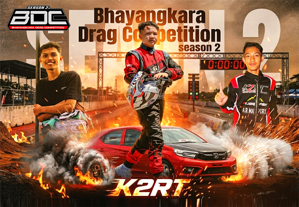 K2RT SIAP MENGGEBRAK! Turunkan Trio Andalan Di Bhayangkara Drag Competition Season 2 Bone Bolango