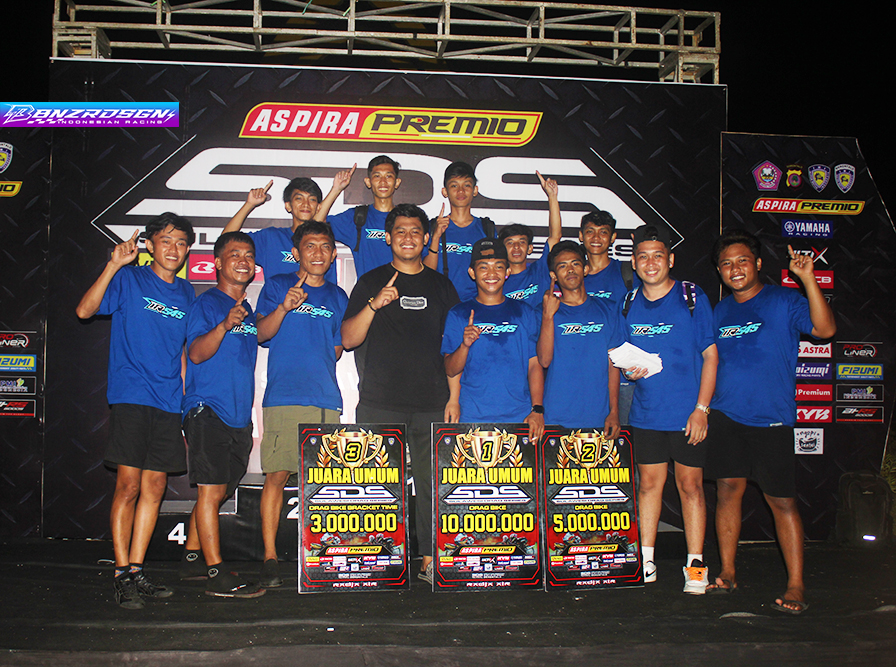 Tampil Superior IR545 x Mamala x MSPalu Kuasai Posisi Teratas Kelas Utama Sulawesi Drag Series - Round 1