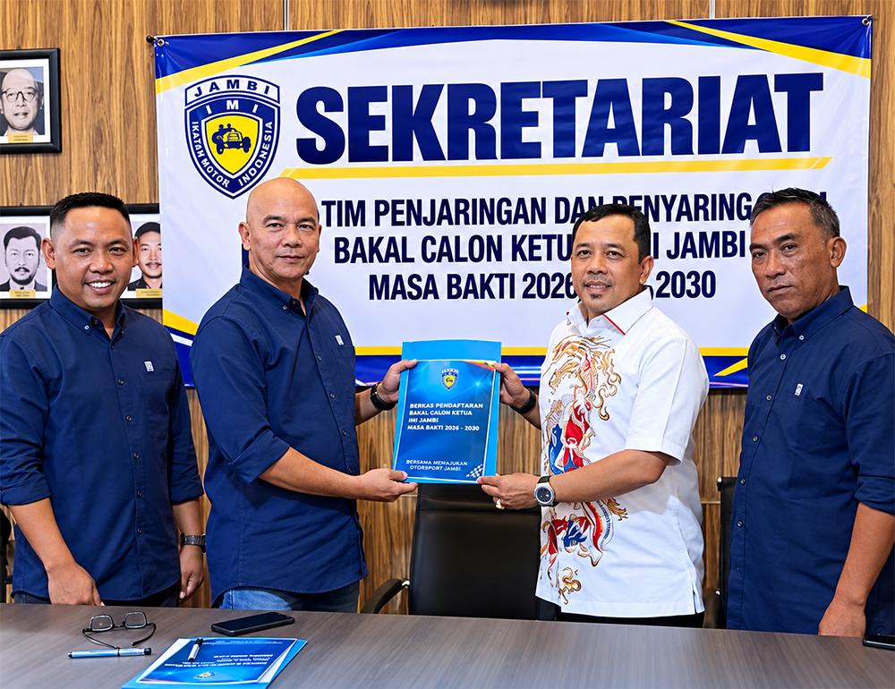 Menuju Musprov IMI Jambi, H. Mawan Dragon Jadi Kandidat Pertama Ambil Formulir Ketua