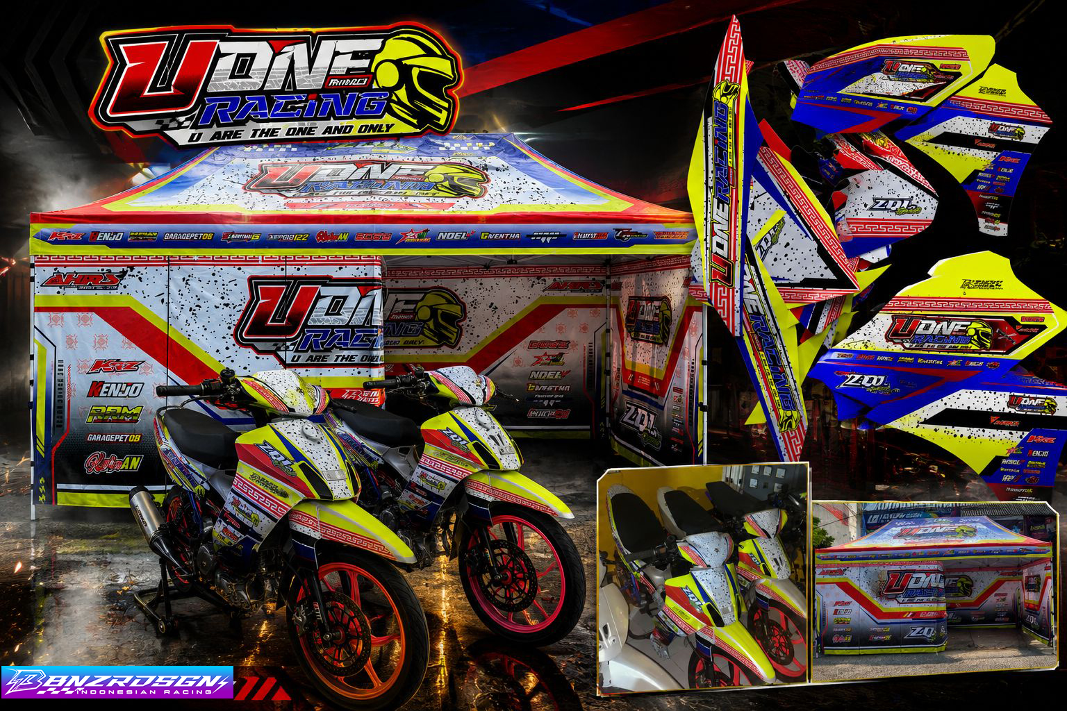 Uone Racing Ambon Mengganas, Tampil Beringas dengan Livery Baru 2026