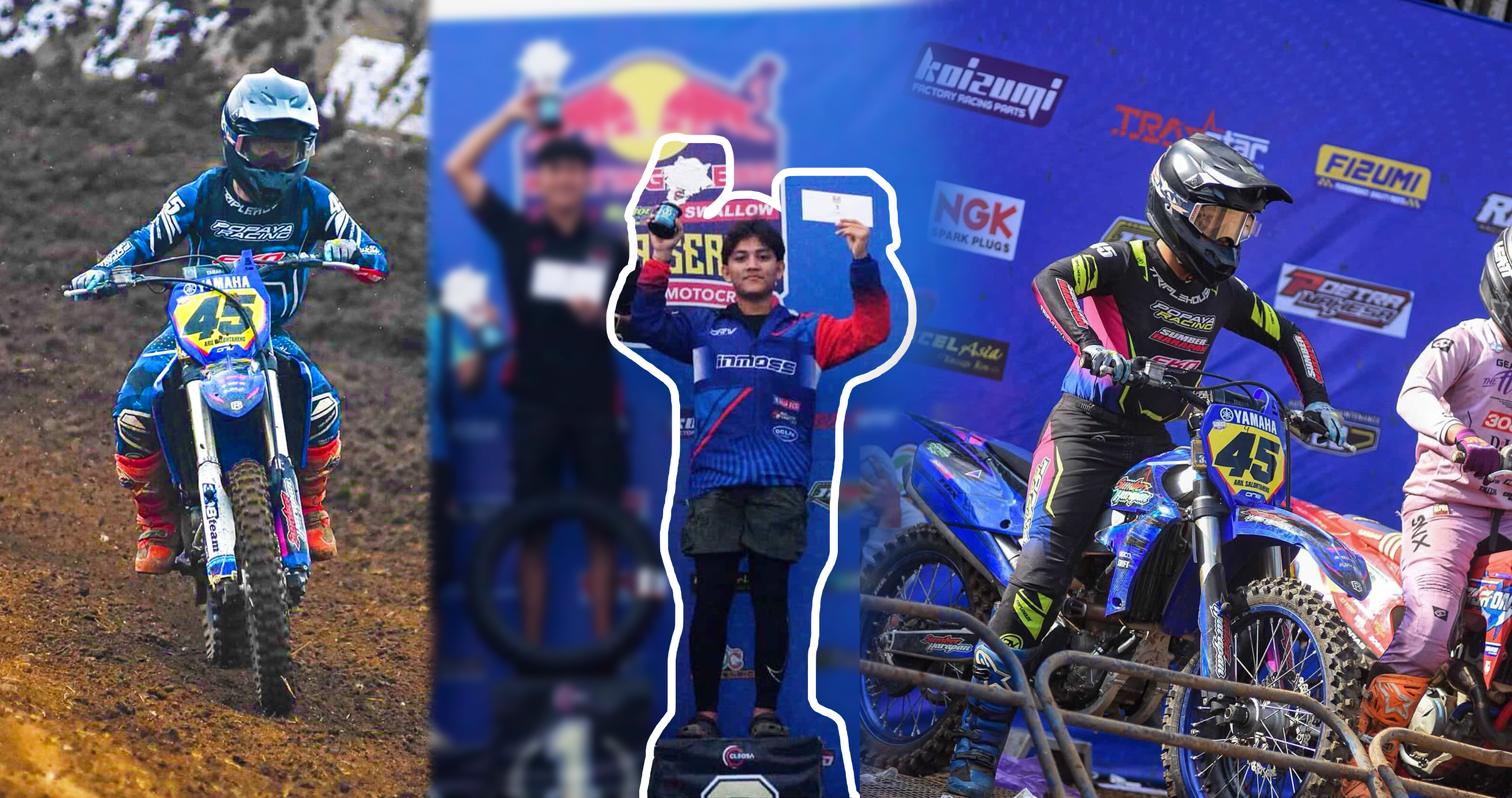 Aril Salontahe Syukuri Podium 3 Kelas MX Novice di Round 1 Closea Series 2026 Semarang