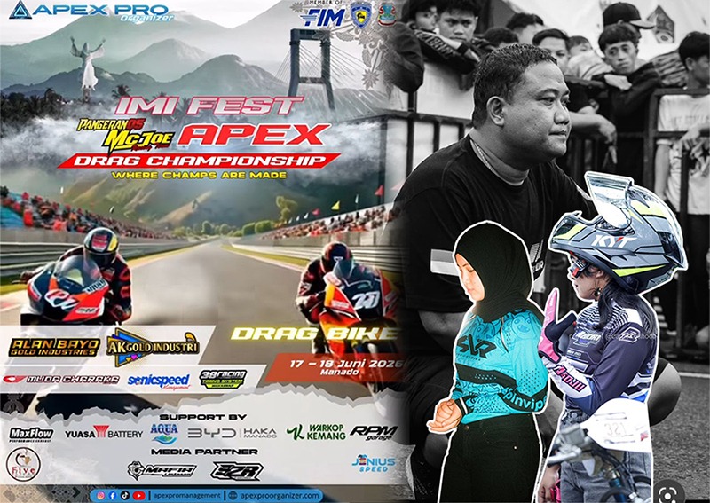 Turun 4 Kelas, Ira Lasoma & Dila Kacili Kejar Podium di Pangeram McJoe Apex Drag Championship Manado