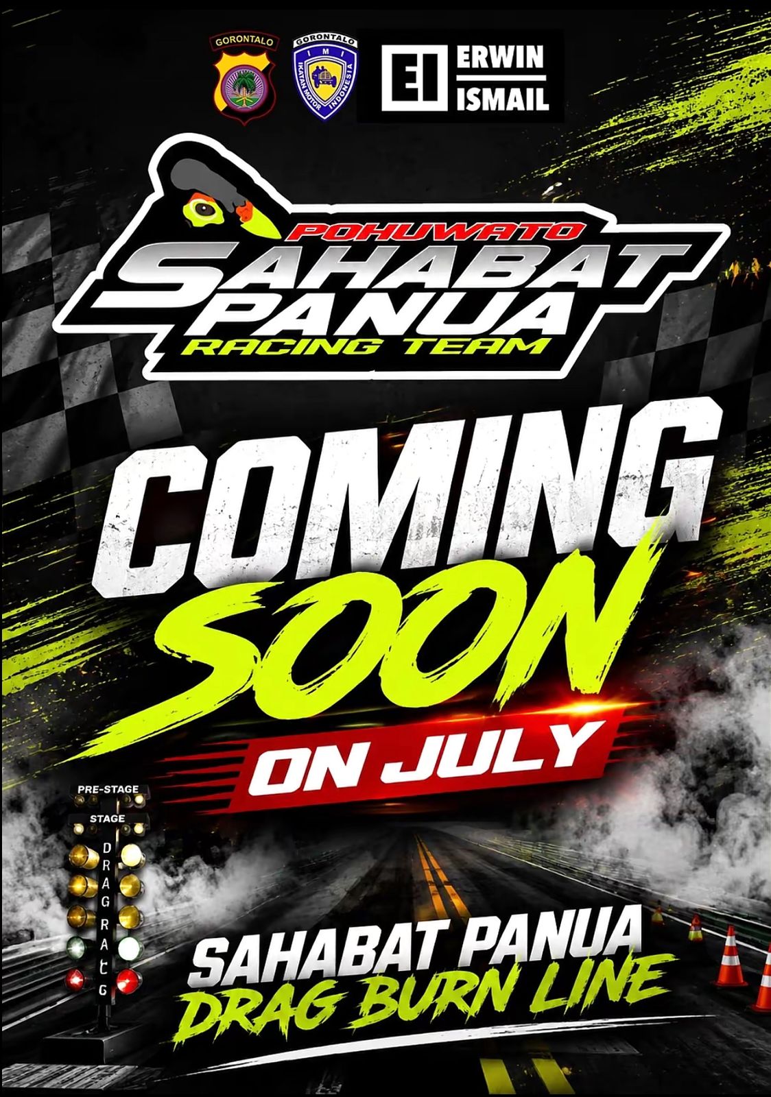 Sahabat Panua Racing Team Bocorkan Event Drag Burn Line, Lokasi Masih Dirahasiakan